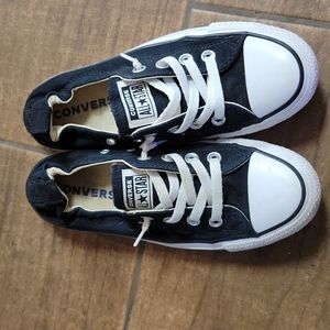 Converse All Star black women's sneakers Size 7 Excellent pre owned condition